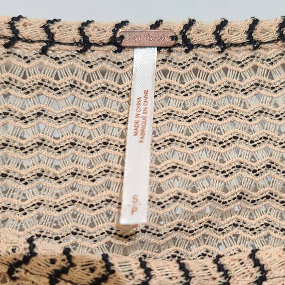 Free people Peplum Sheer Tank Top Small - Picture 4 of 5